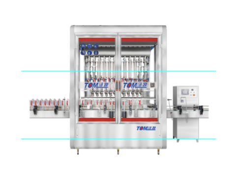 electronic induction in-line measuring cup filling machine