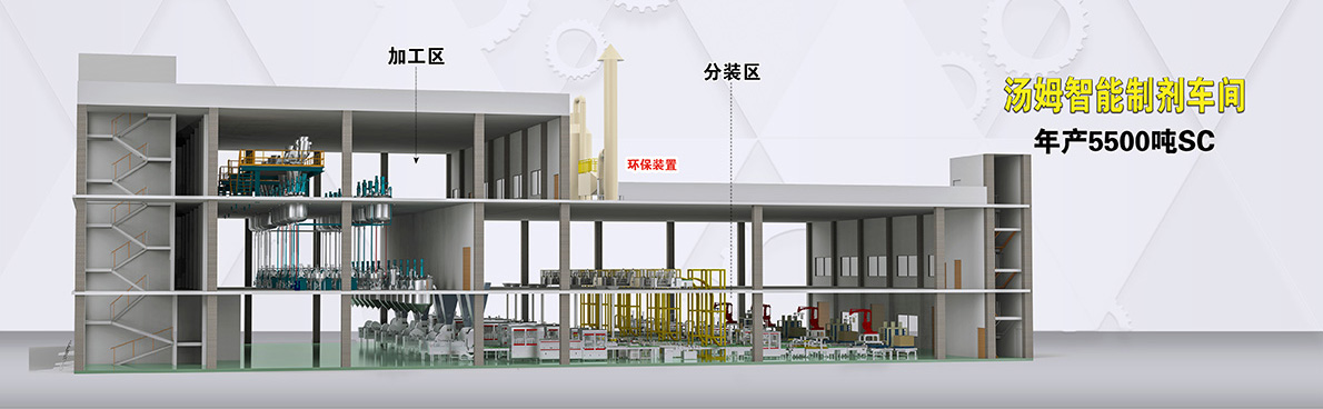 Annual output 5500 tons SC workshop engineering case renderings