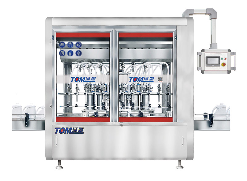 Машина для розлива Mode DGP-ZD с ПЛК-управлением (1-5 л)