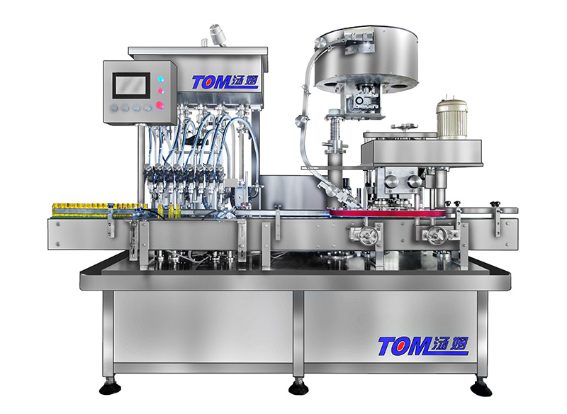 Máquina de Enchimento Rotativa DGP-8D-ZX Controlada por PLC